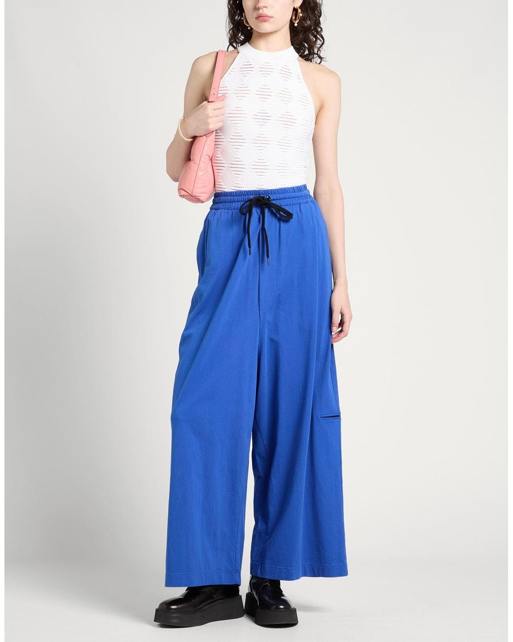 MM6 by Maison Margiela Blue Pants Cotton for men
