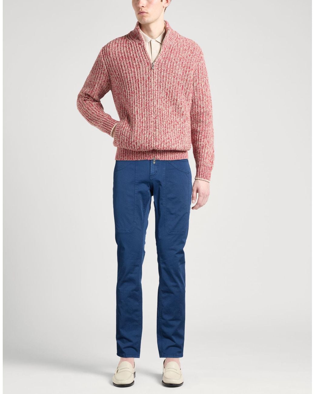 Jeckerson Blue Trouser for men