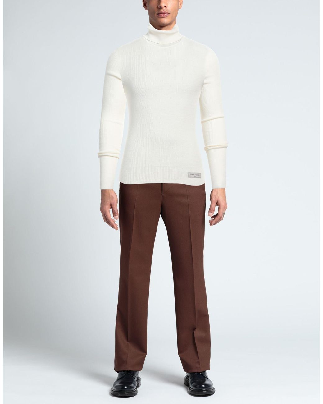 Balmain White Turtleneck for men