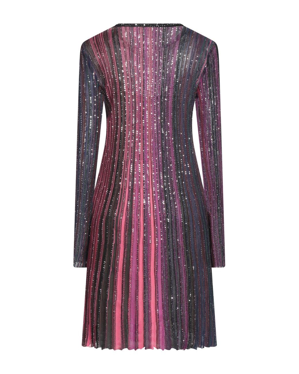 Missoni Purple Mini Sequin Dress