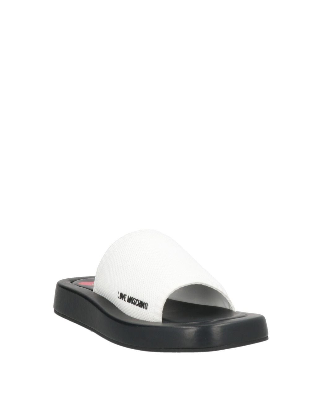 Love Moschino White Sandals