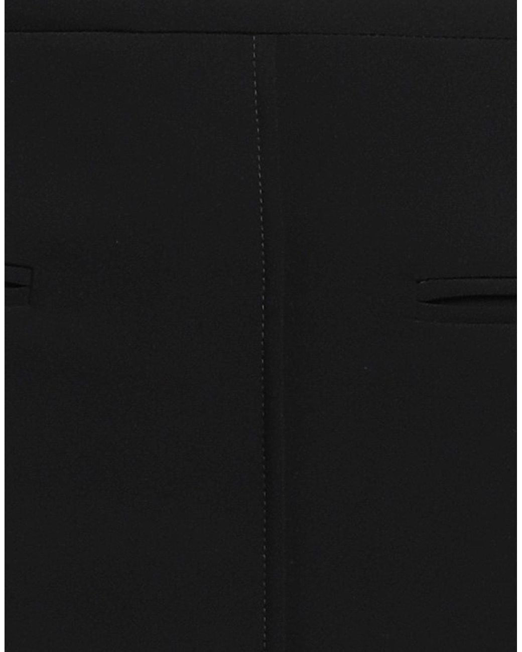 Courreges Black Midi Skirt Polyester, Polyurethane