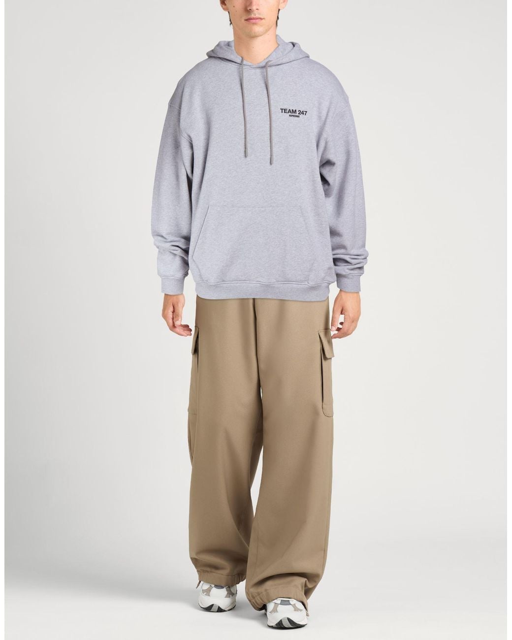 Represent Gray Light Sweatshirt Cotton for men
