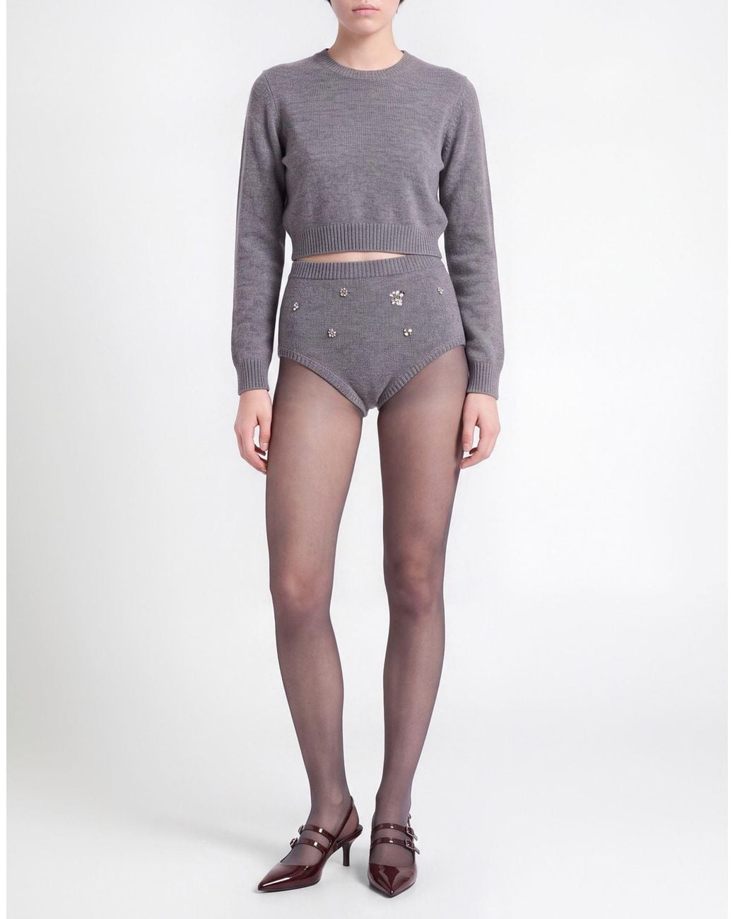 Jonathan Simkhai Gray Shorts & Bermuda Shorts