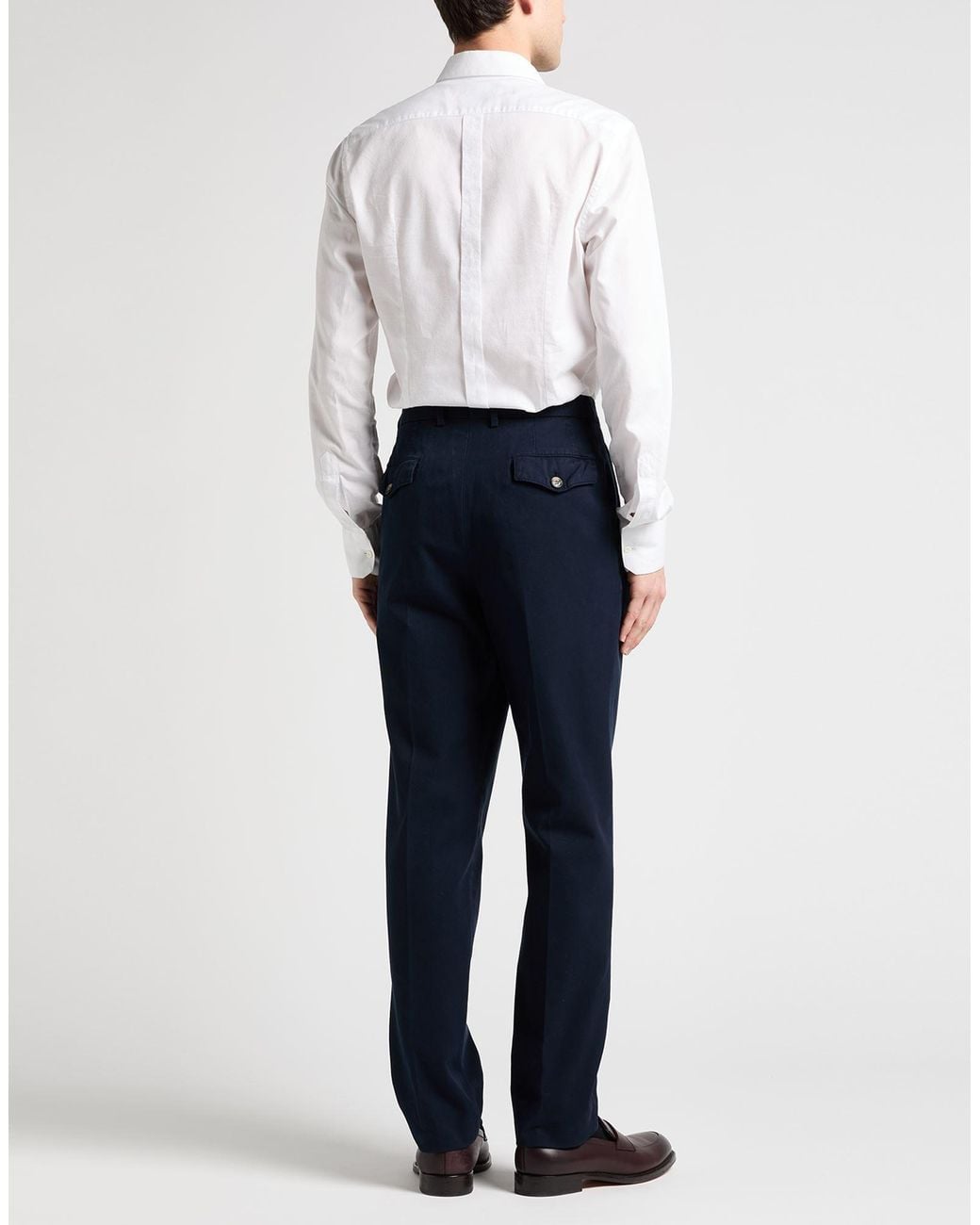 Brunello Cucinelli Blue Trouser for men