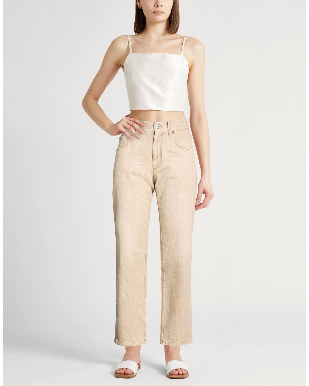 Brunello Cucinelli Natural Jeans Cotton