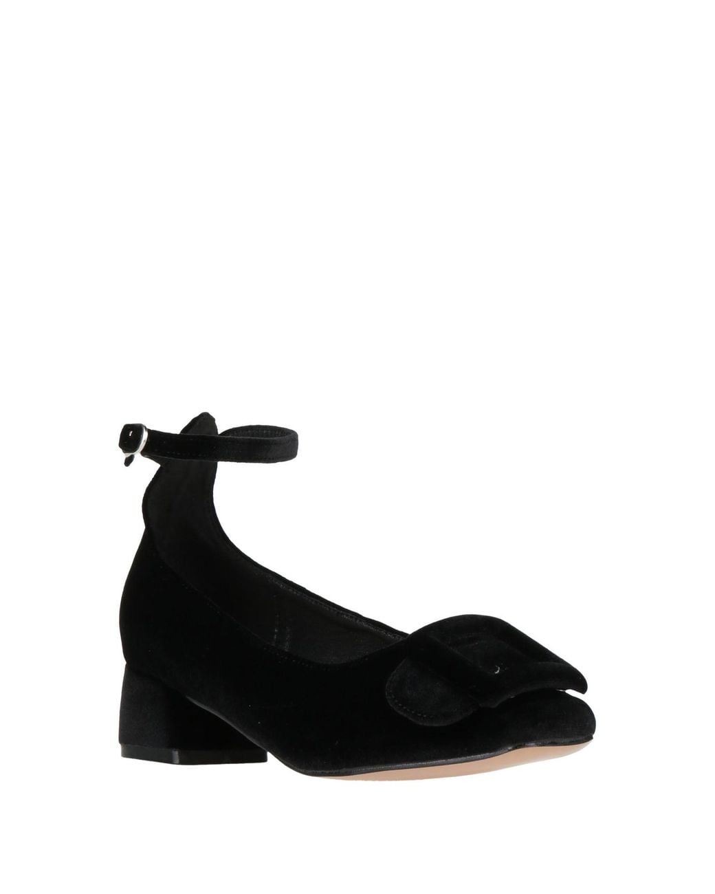 Twenty Four Haitch Black Pumps