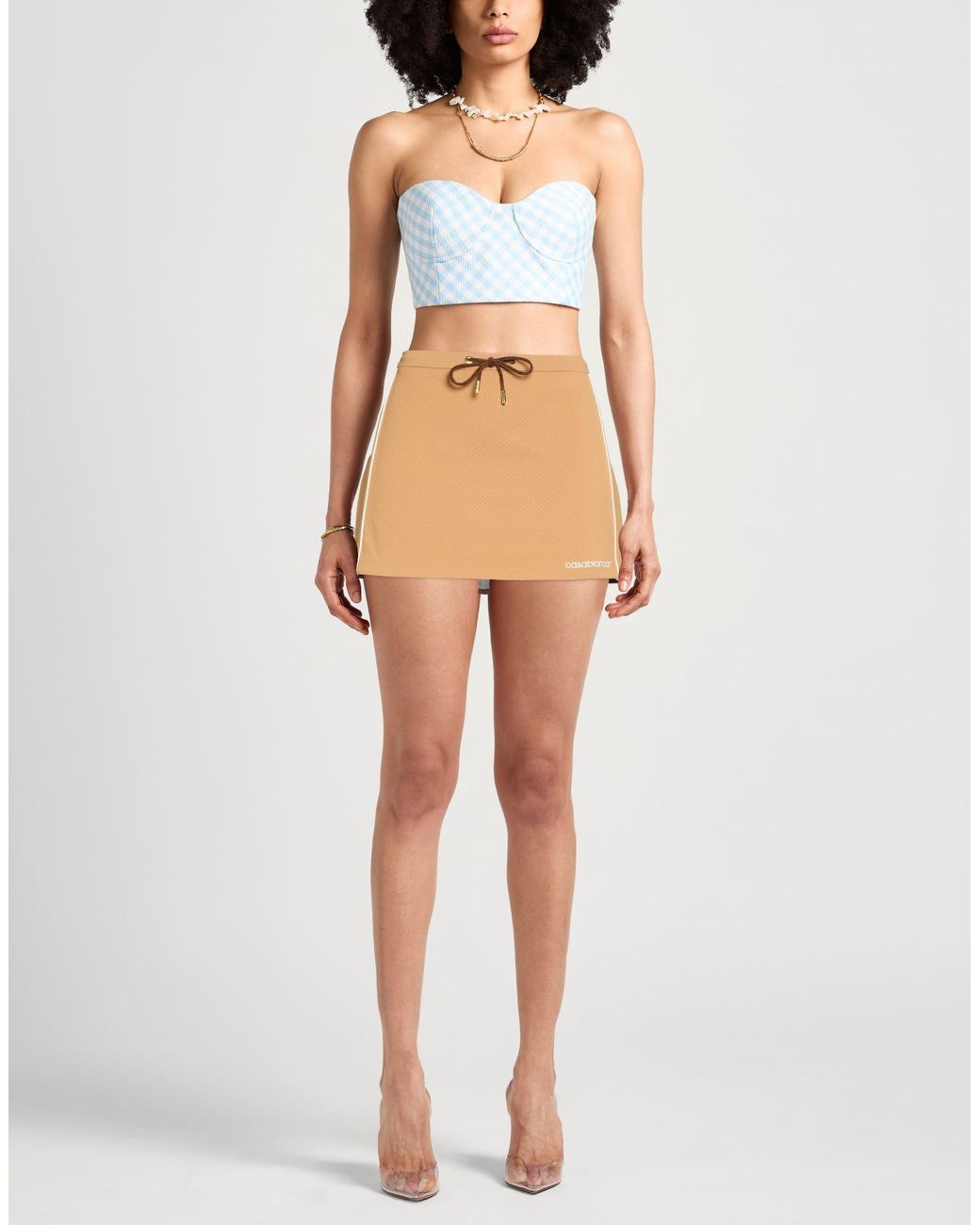 Casablanca Natural Mini Skirt