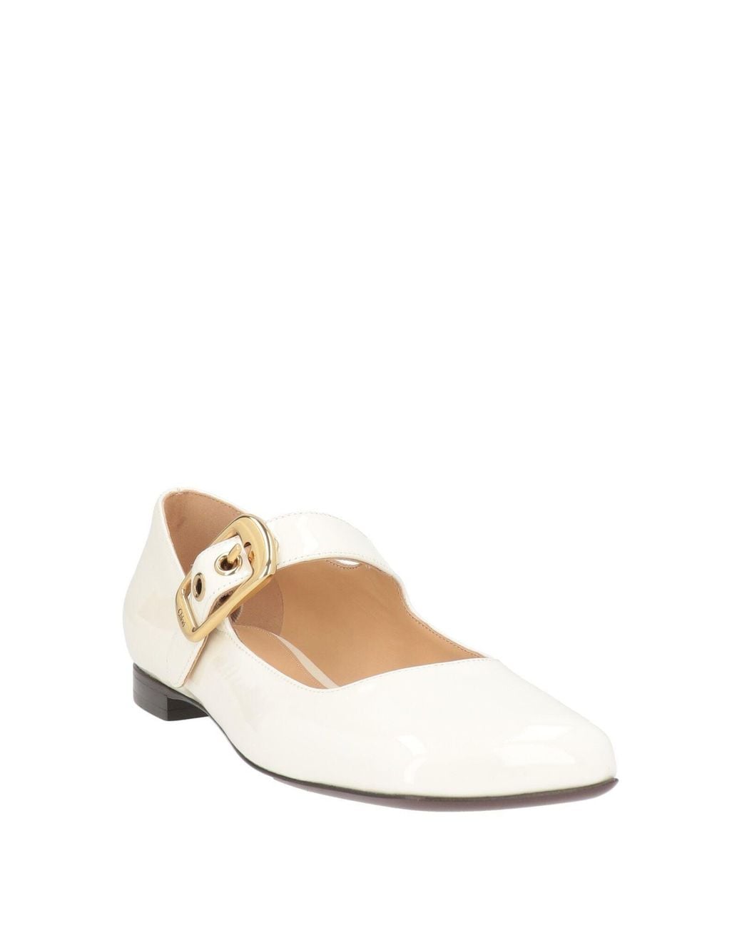 Chloé White Ballet Flats
