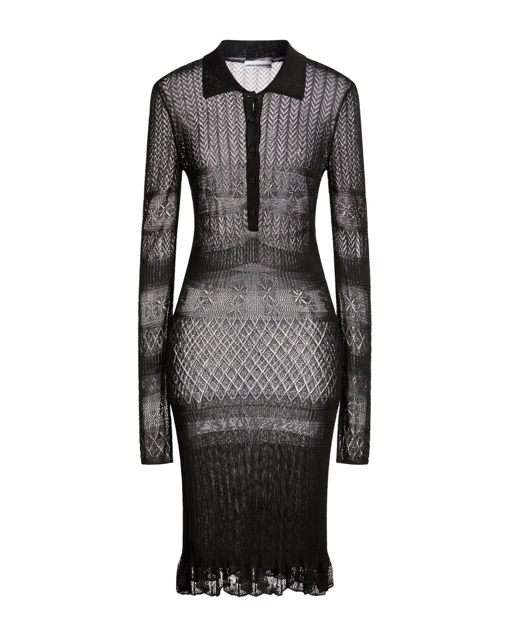 Rabanne Black Midi Dress