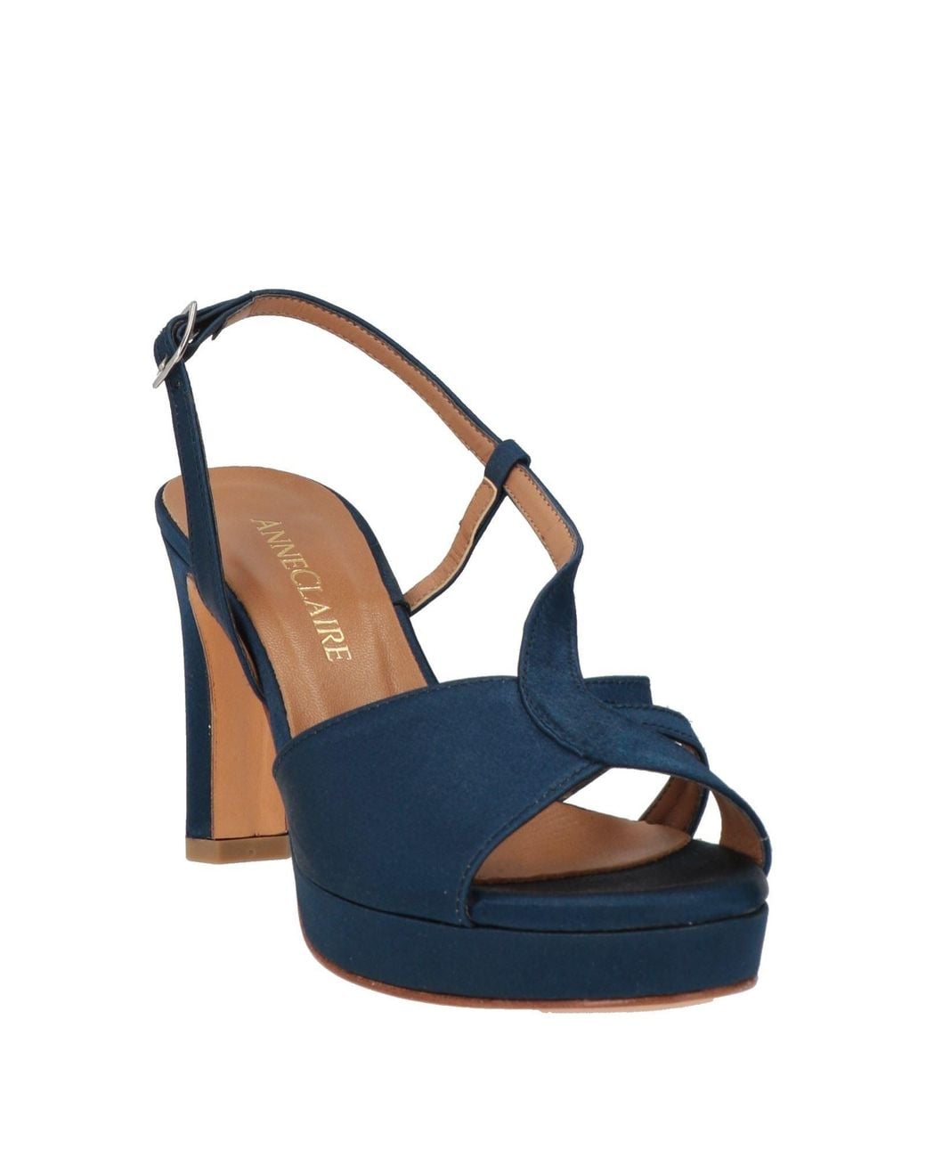 Anneclaire Blue Sandals Textile Fibers