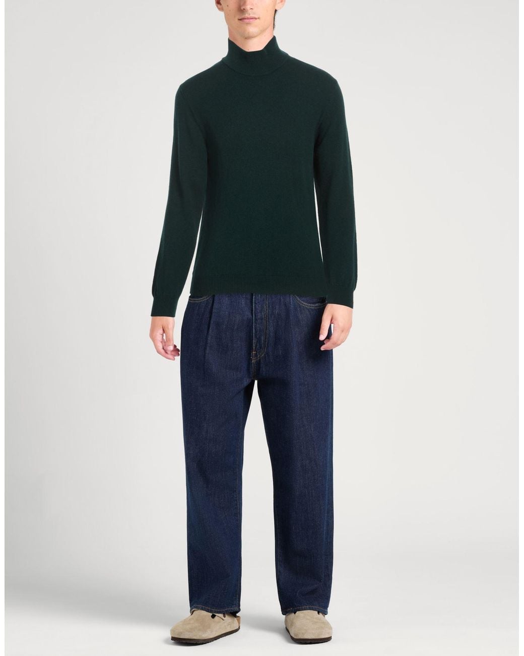 Bellwood Green Turtlenecks for men