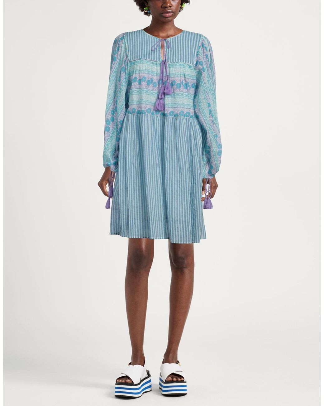 Antik Batik Blue Mini Dress