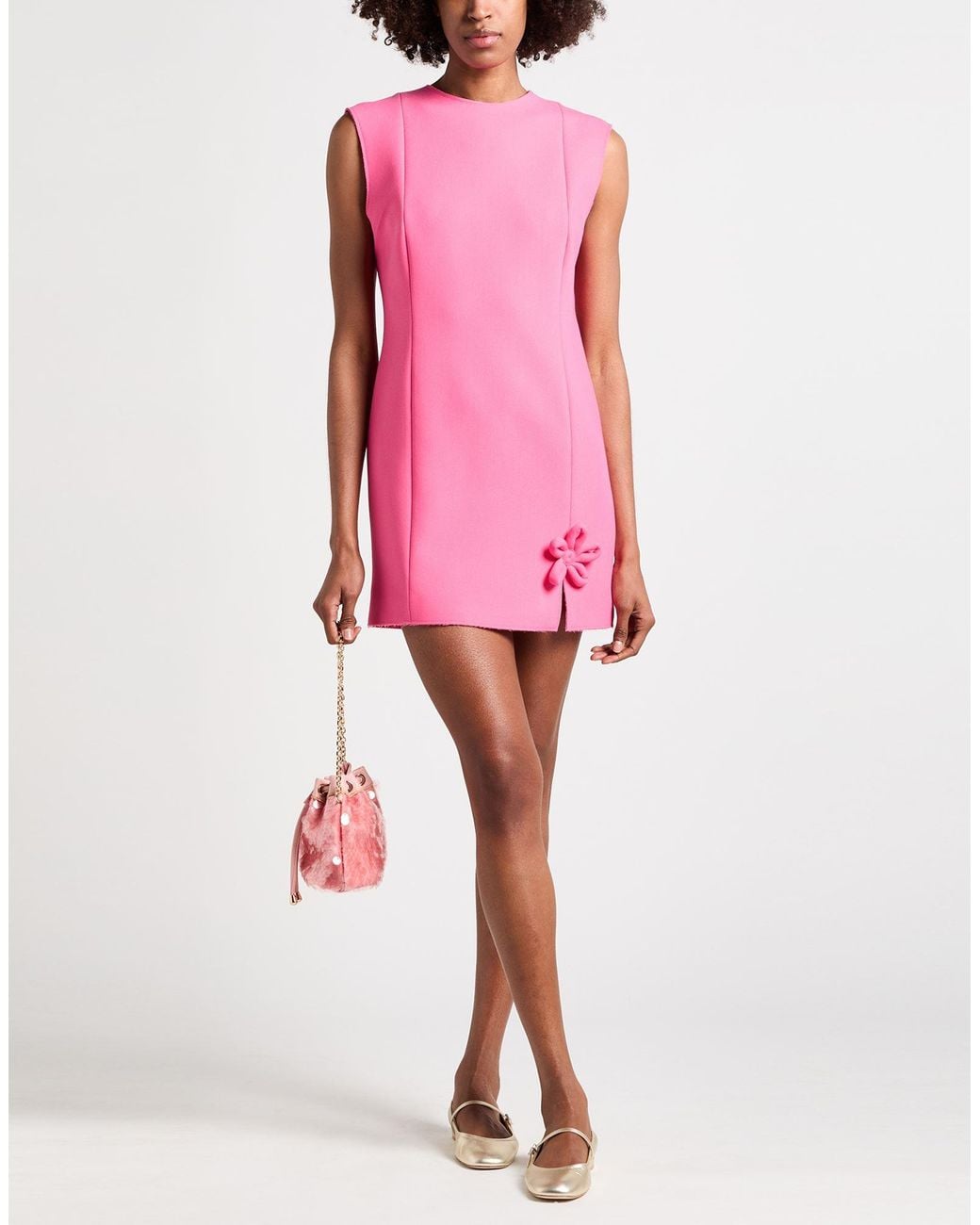 Robe Courte MSGM en coloris Pink