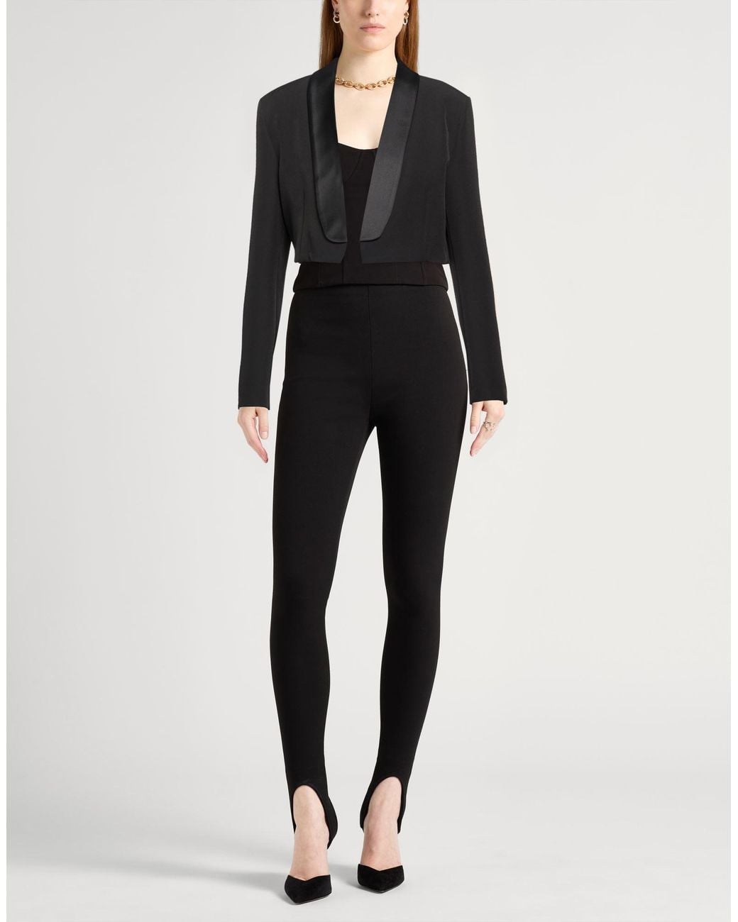 ViCOLO Black Blazer Polyester, Elastane