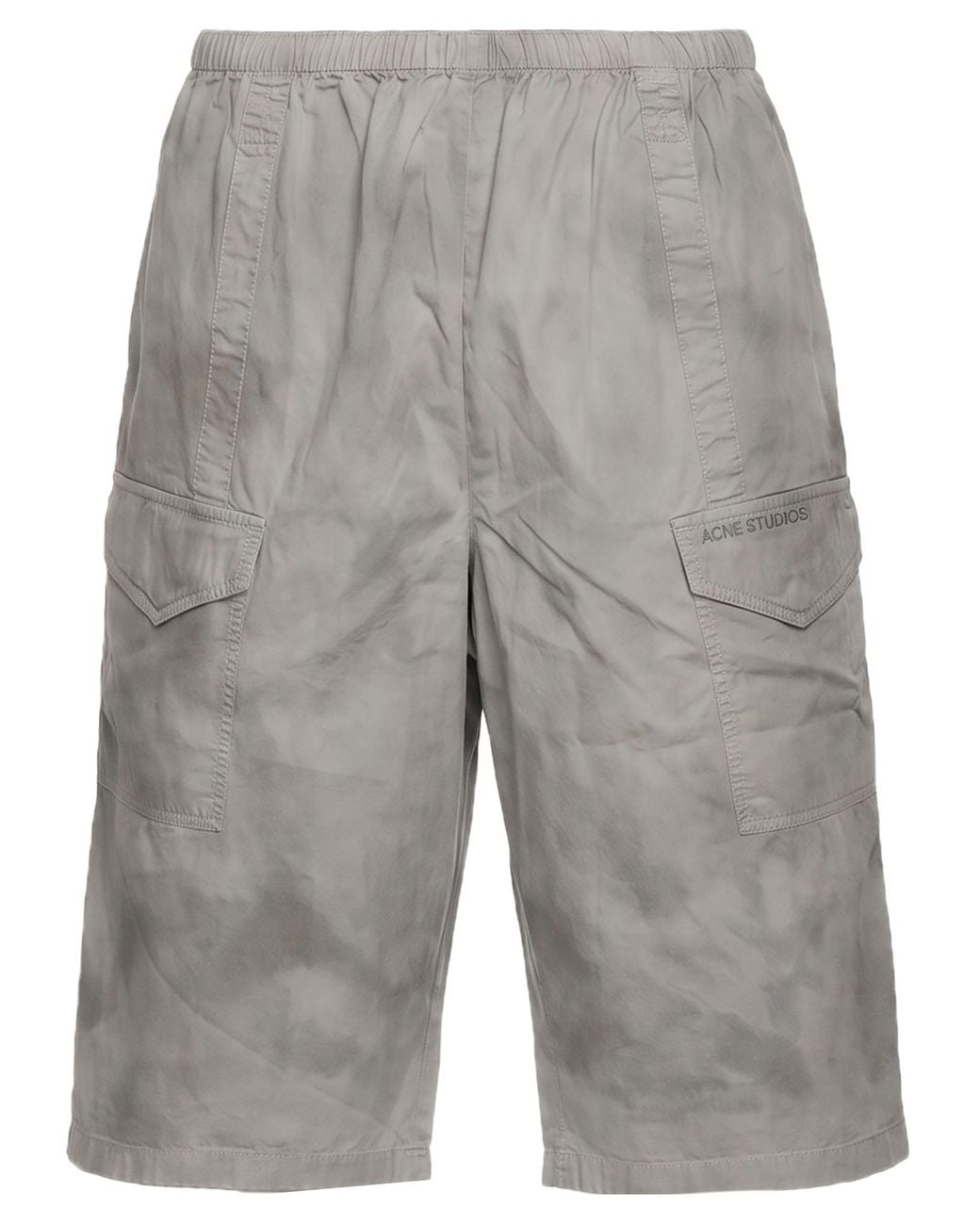 Acne Gray Shorts & Bermuda Shorts Cotton for men