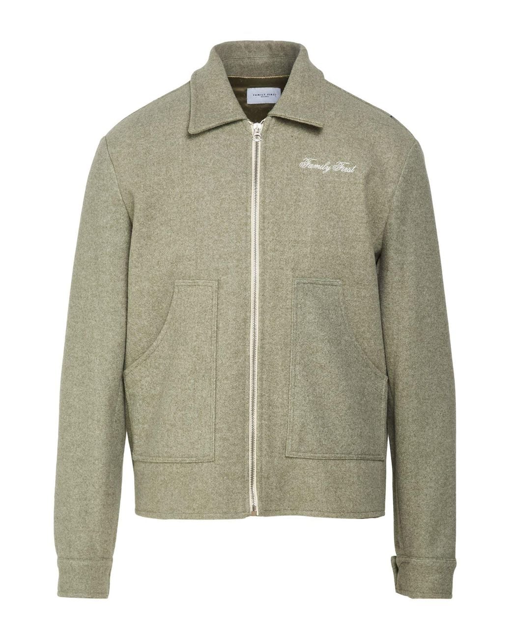 FAMILY FIRST Green Jacket for men