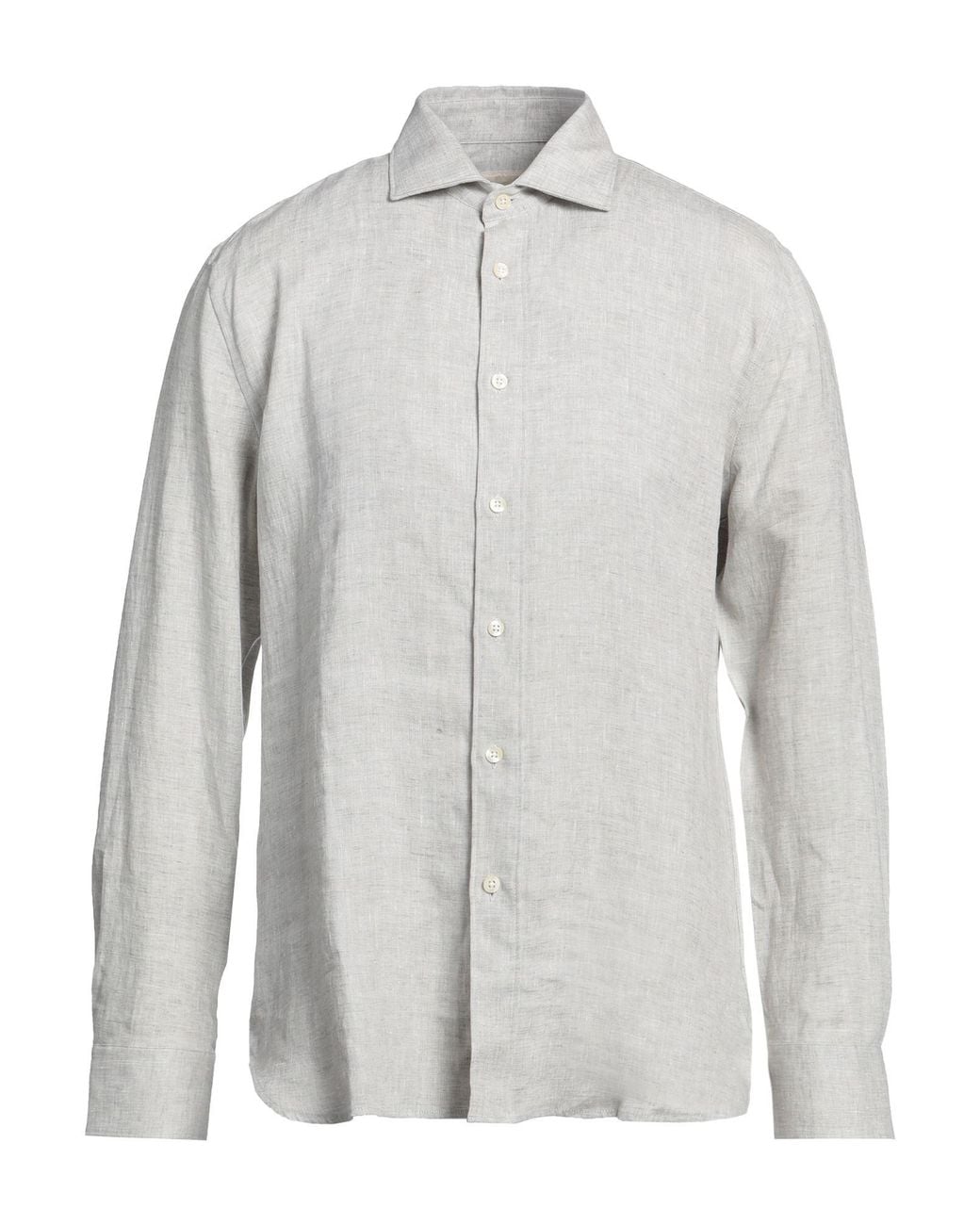 120% Lino White Shirt for men