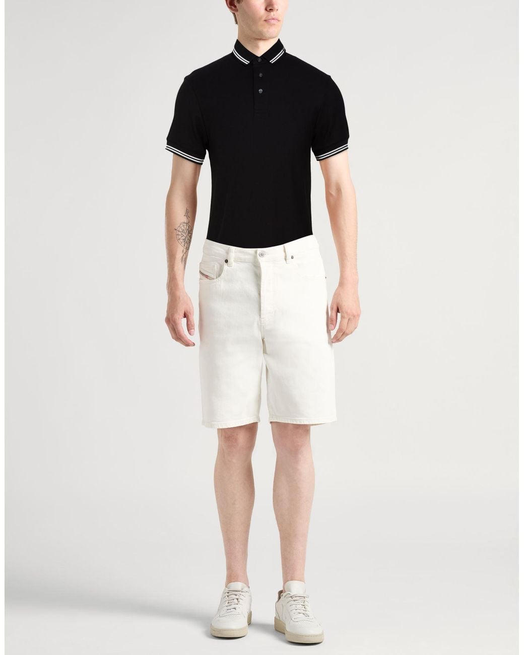 Emporio Armani Black Polo Shirt for men
