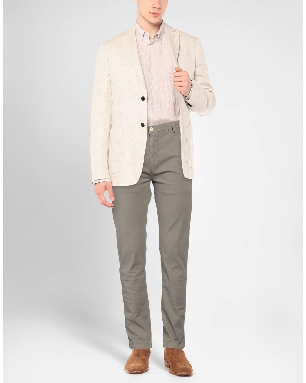 Yan Simmon Gray Trouser for men