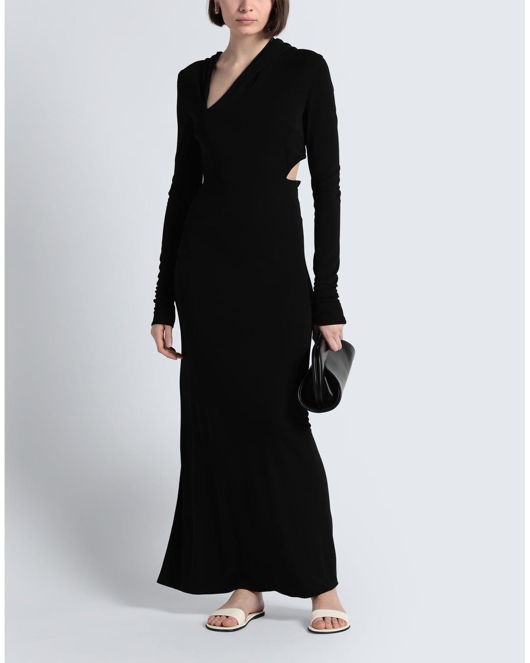 Robe longue Versace en coloris Black