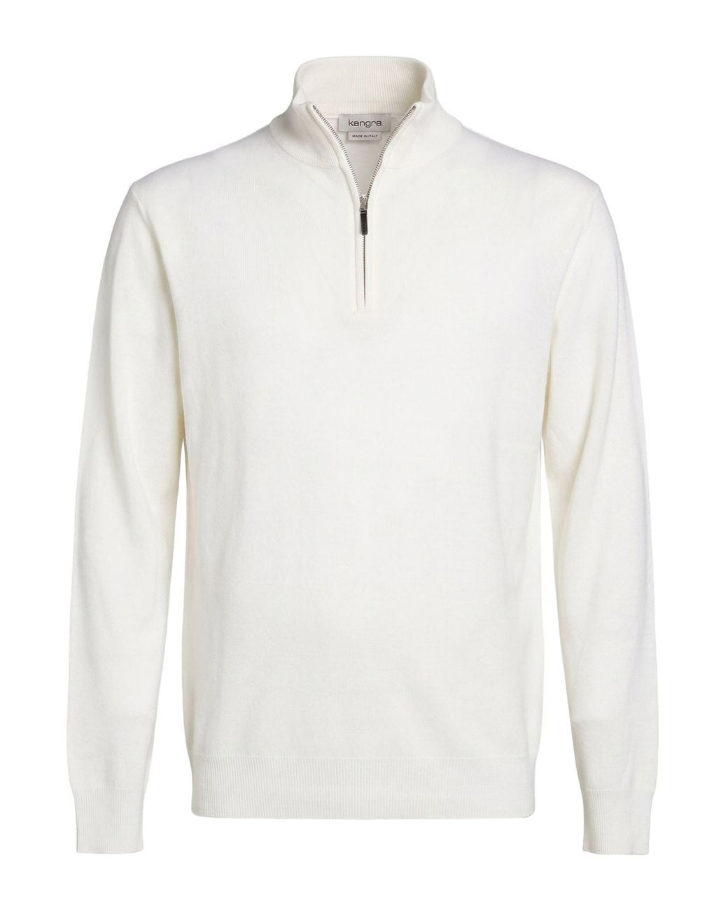 Kangra White Ivory Sweater Wool for men