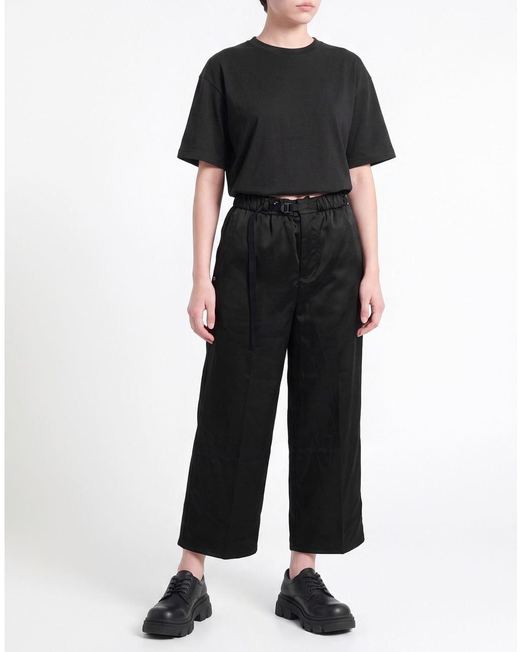 White Sand Black Trouser