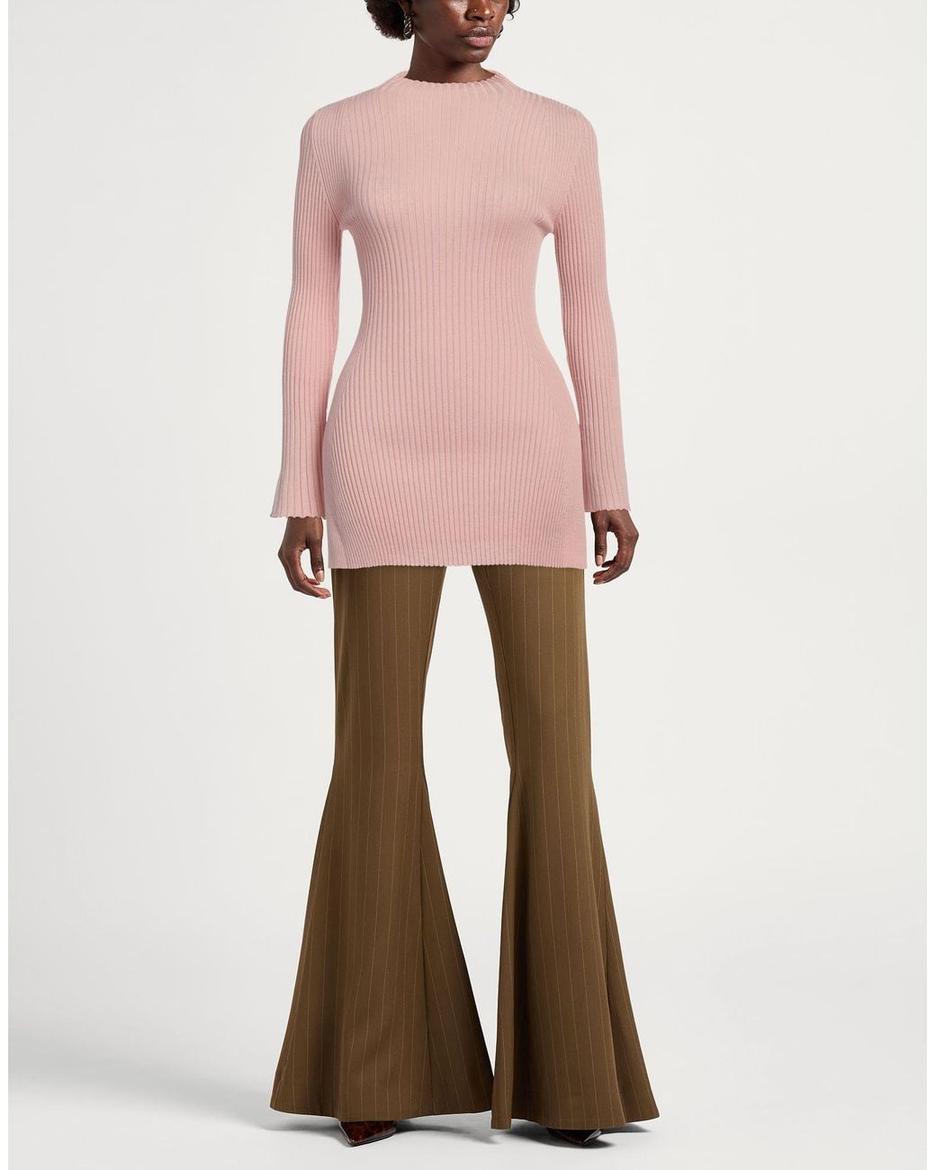 Wolford Pink Blush Turtleneck Virgin Wool