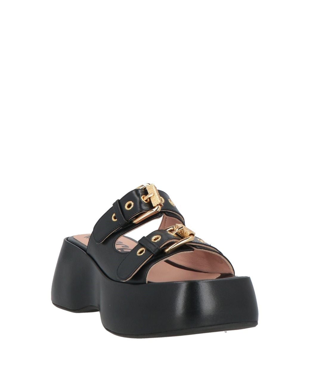 Moschino Black Sandale