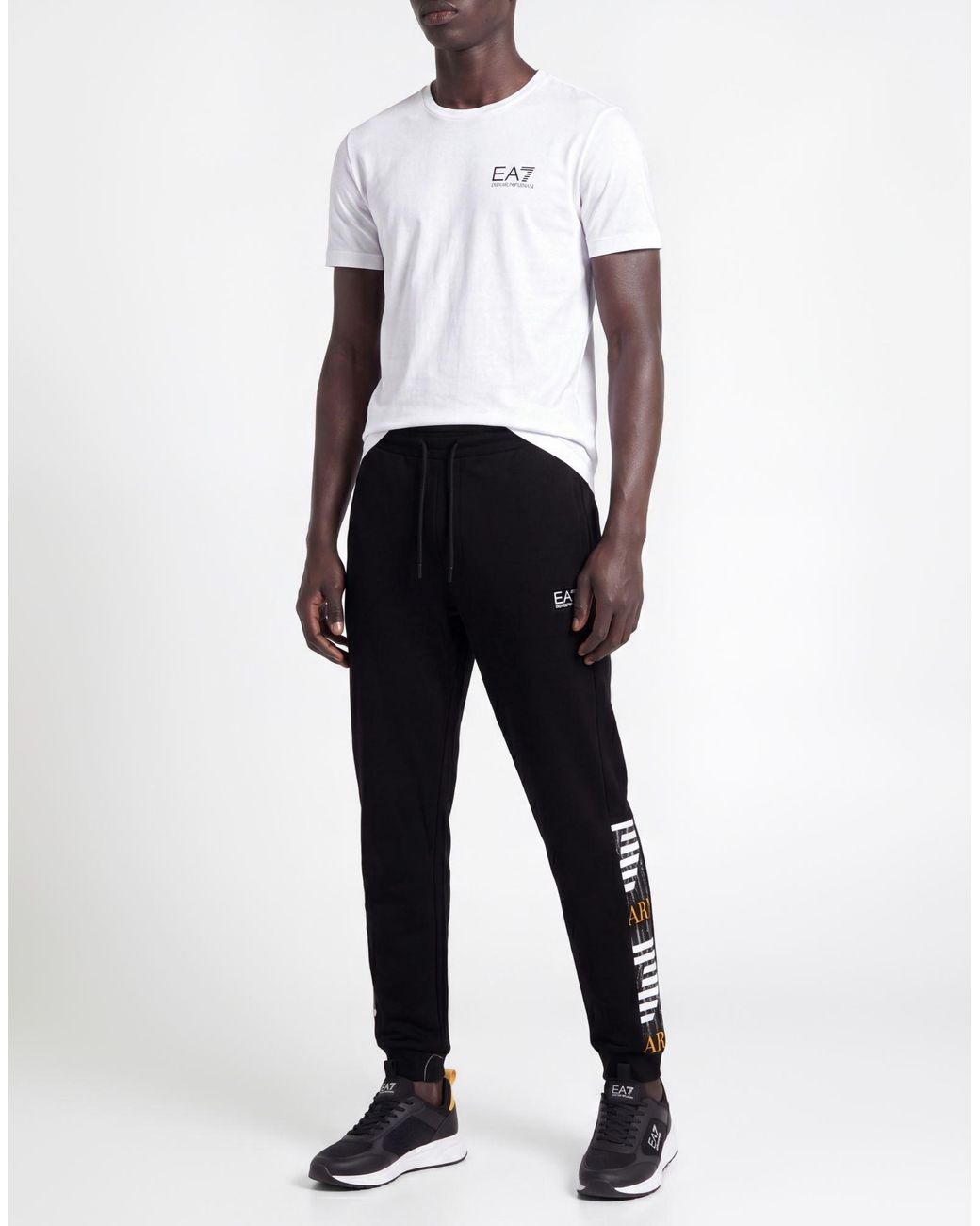 EA7 Black Trouser for men