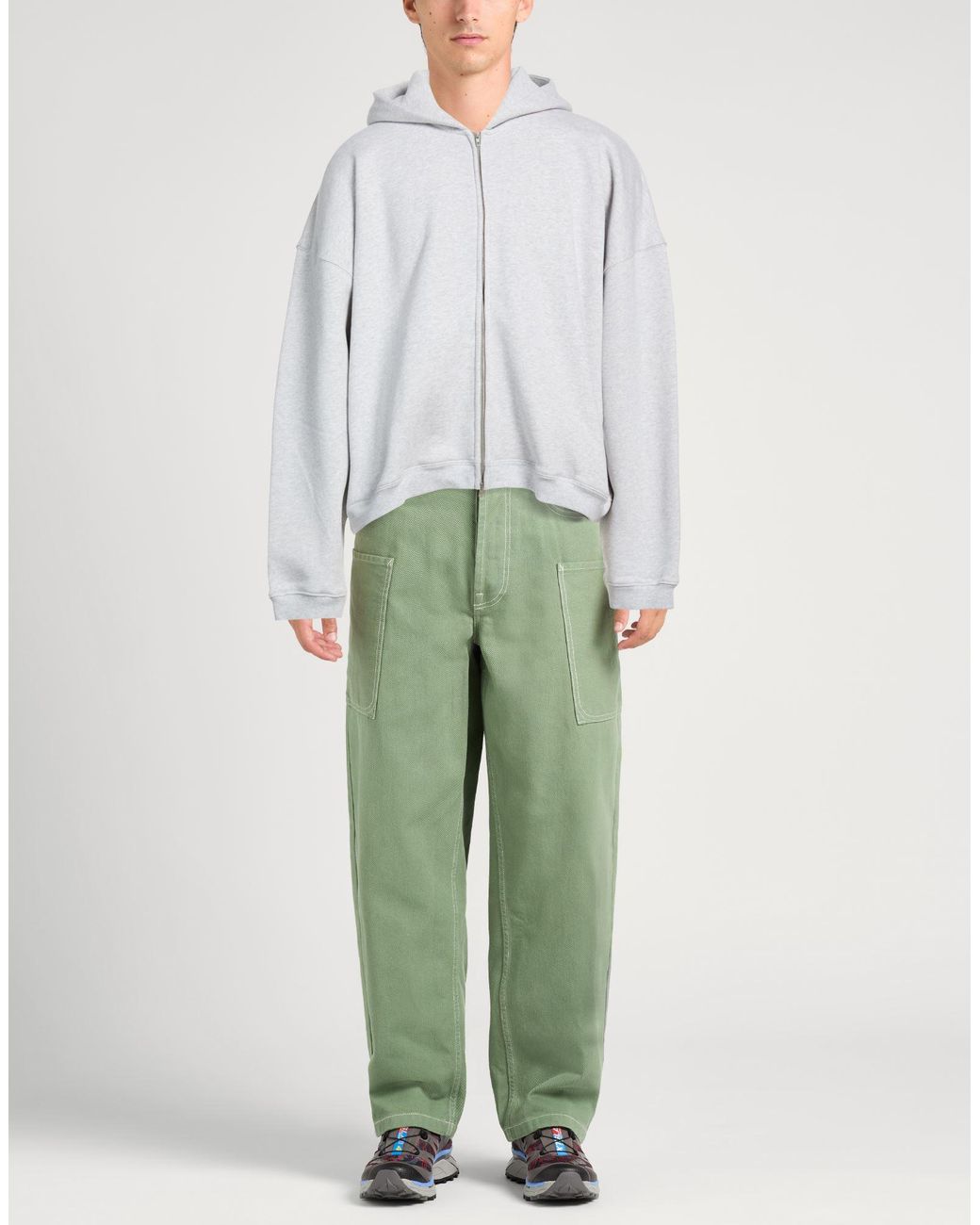 Represent Gray Light Sweatshirt Cotton for men