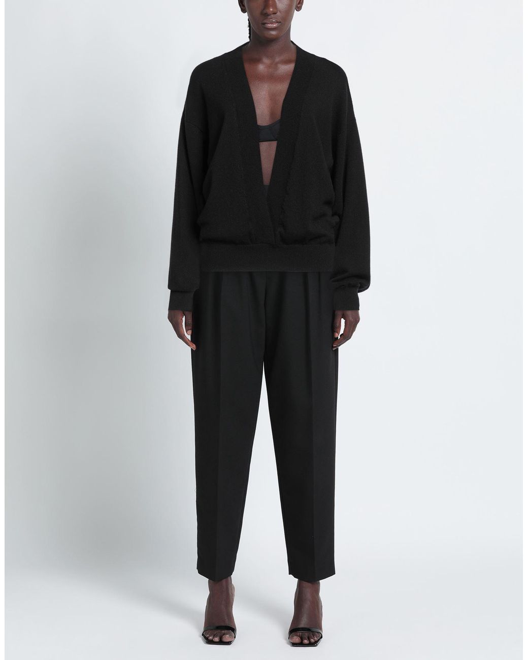 FFORME Black Sweater Cashmere, Polyamide, Elastane