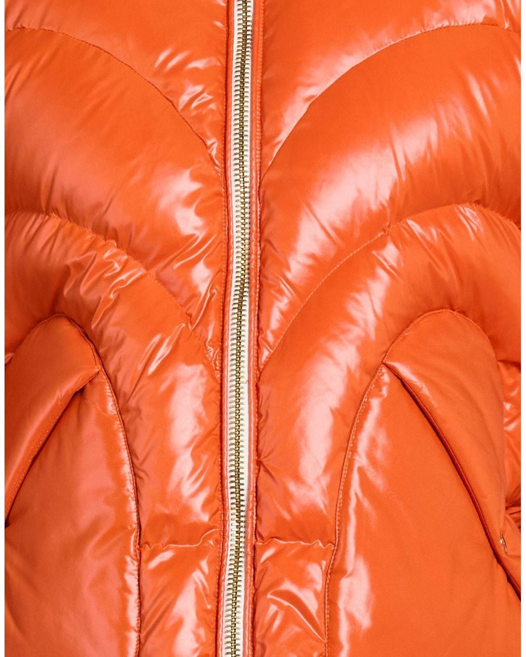 Khrisjoy Orange Puffer Polyamide, Wool, Acrylic, Elastane