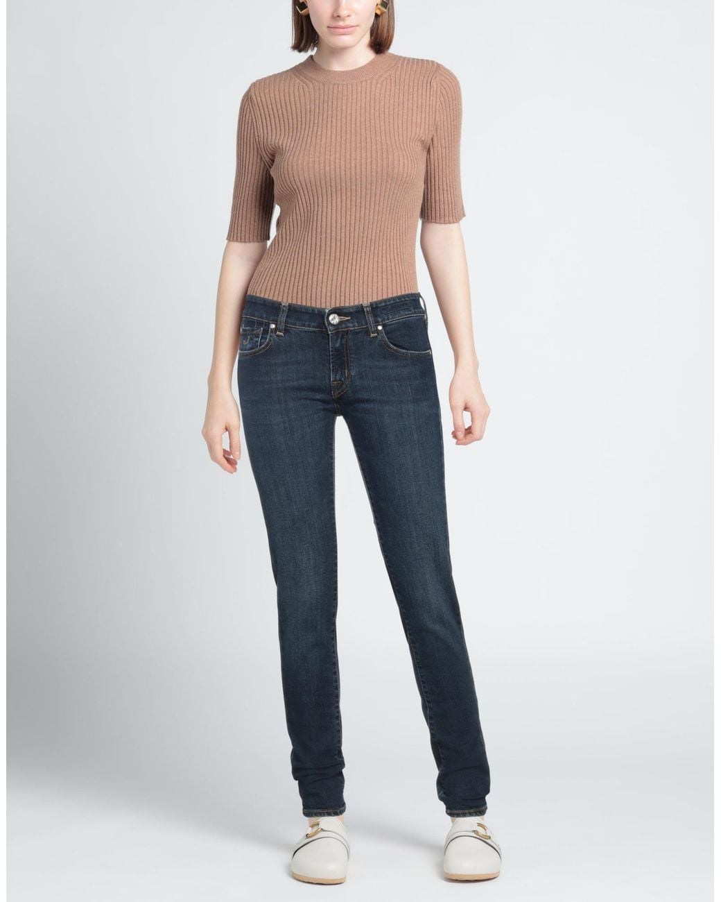 Jacob Cohen Blue Jeans Cotton, Elastane