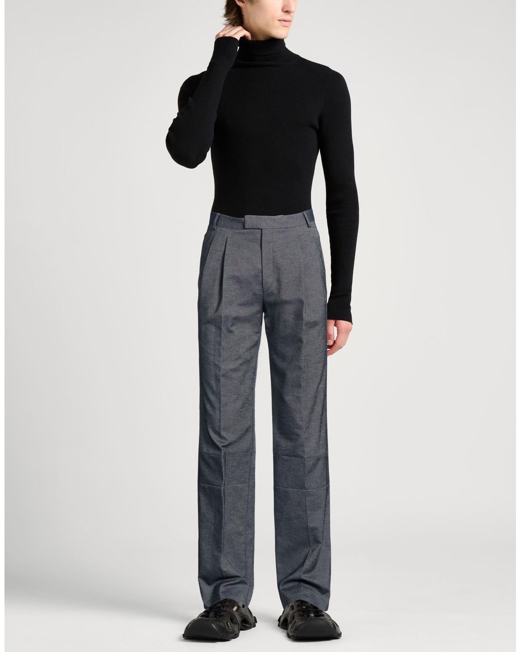 Kris Van Assche Gray Pants Cotton for men