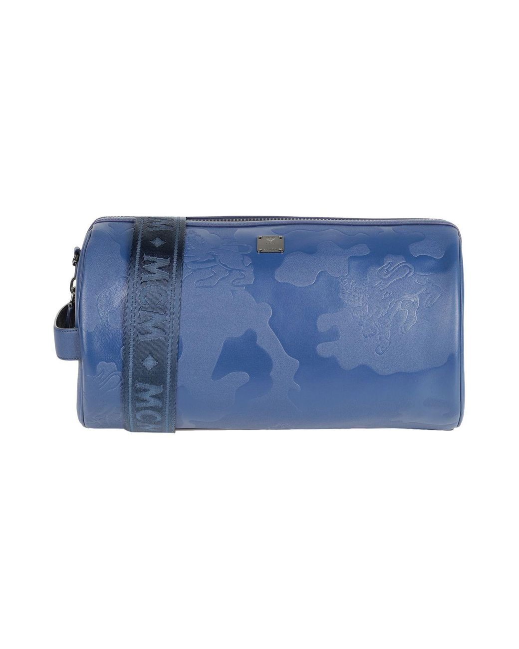 mcm duffle bolsa blue