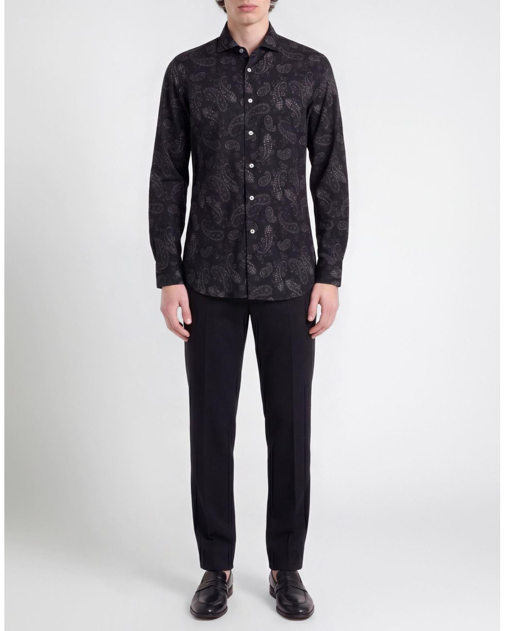 Bagutta Blue Shirt Cotton for men