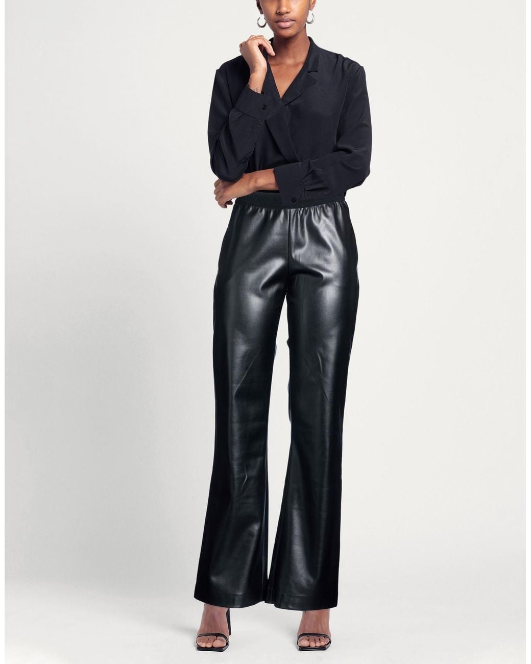 ERMANNO FIRENZE Black Pants Polyester