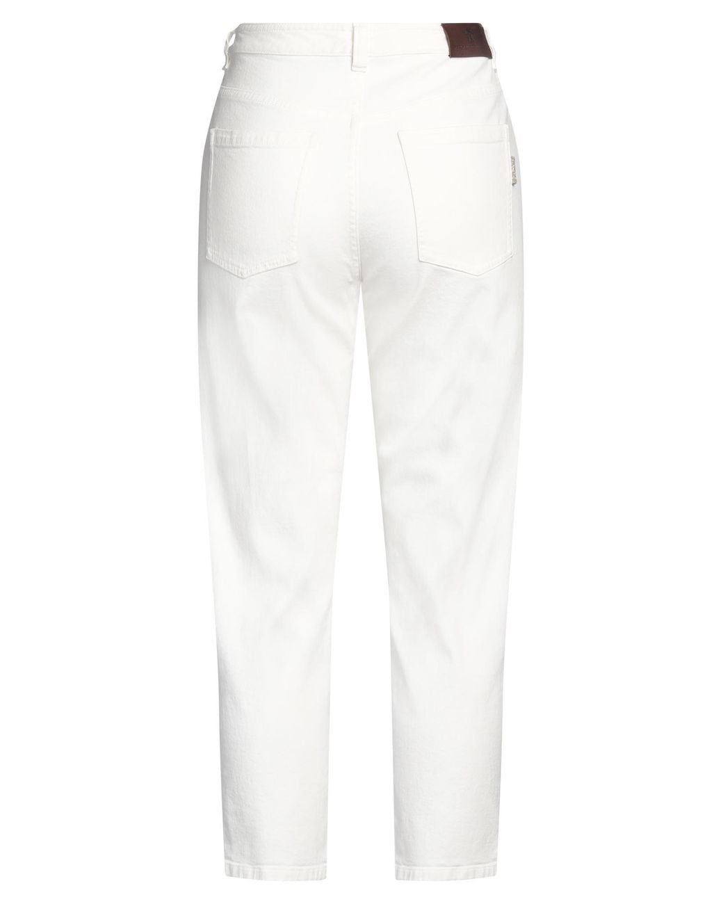 Brunello Cucinelli White Trouser