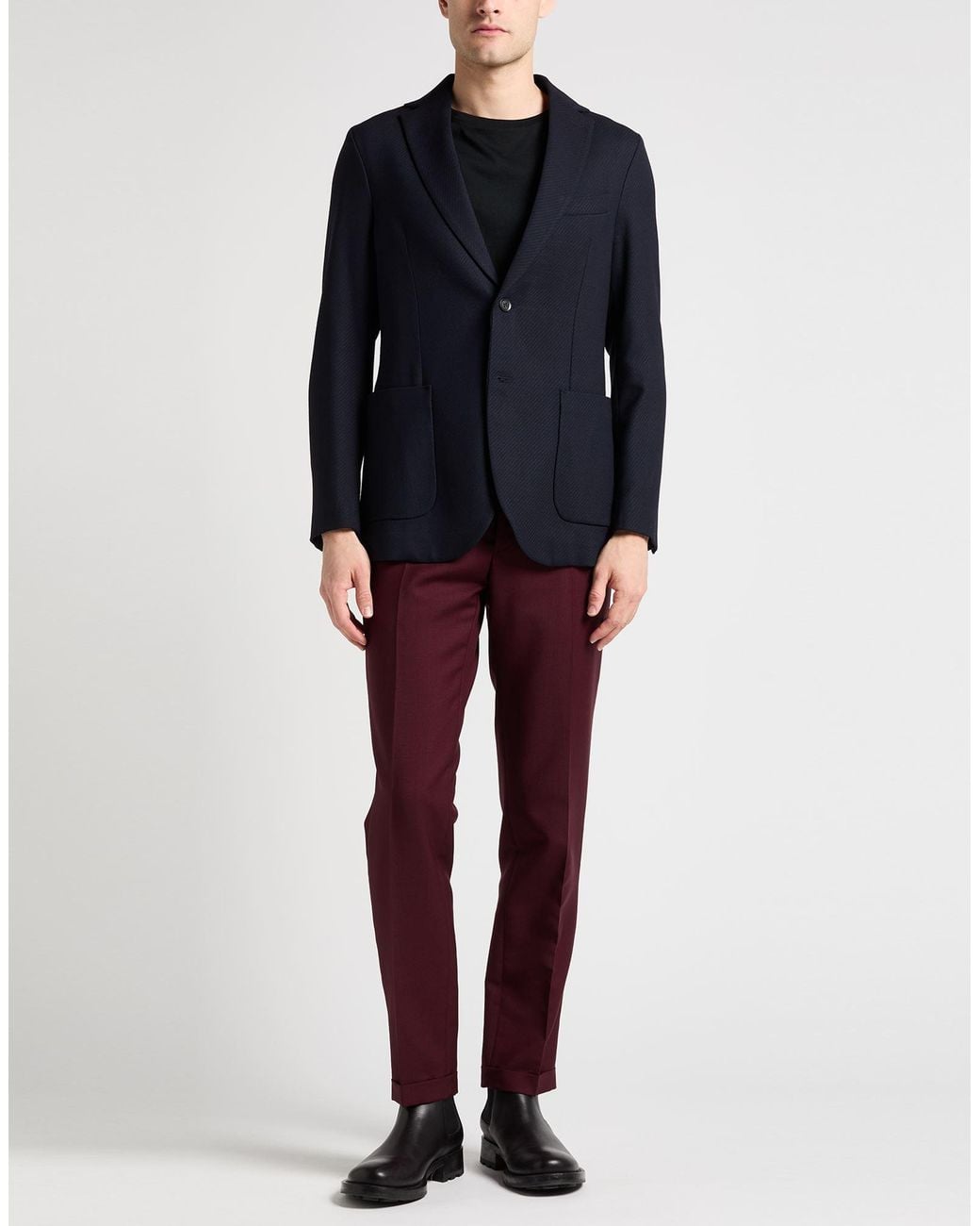 Circolo 1901 Blue Blazer Virgin Wool, Cashmere, Elastane for men