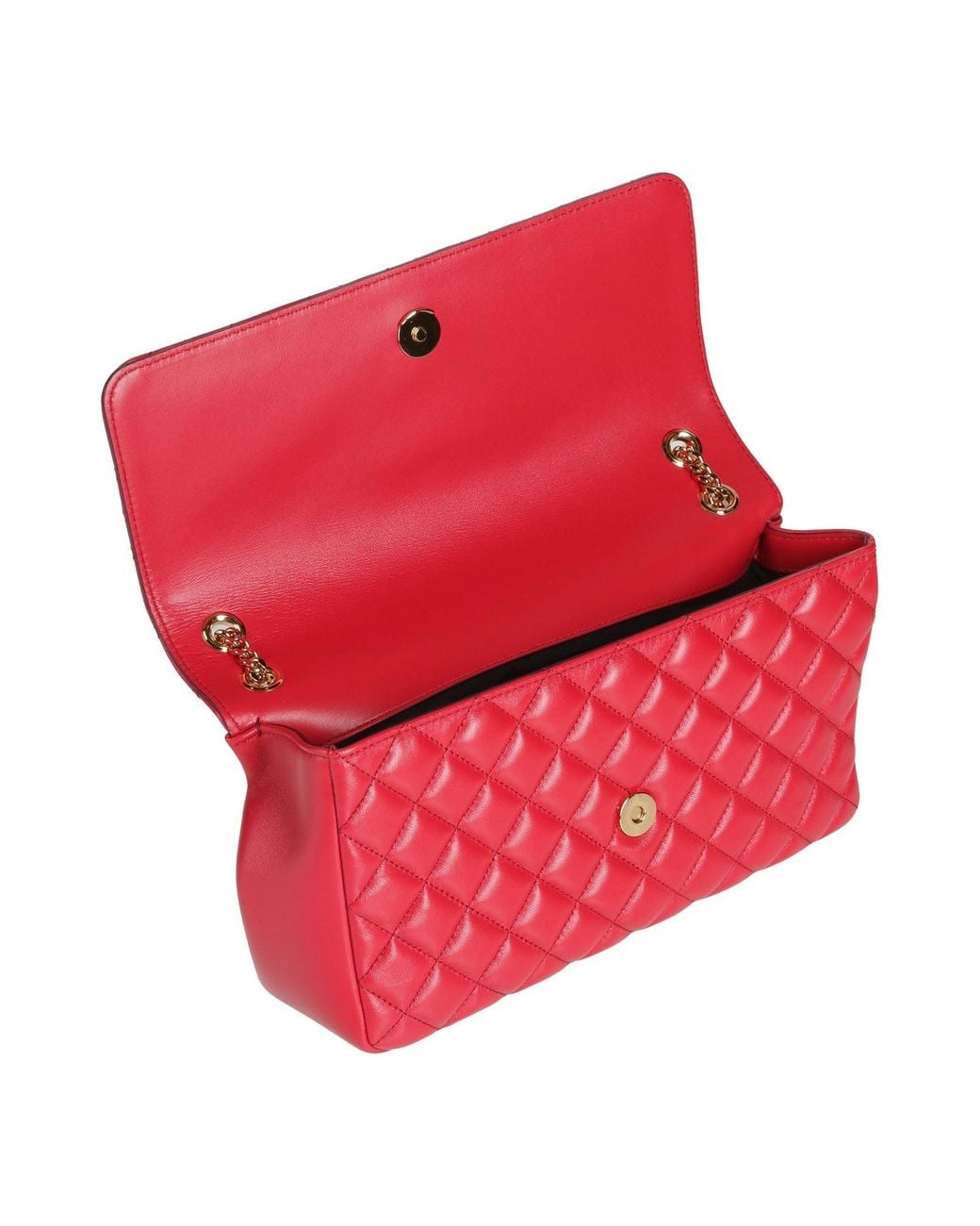 Versace Red Cross-Body Bag Lambskin