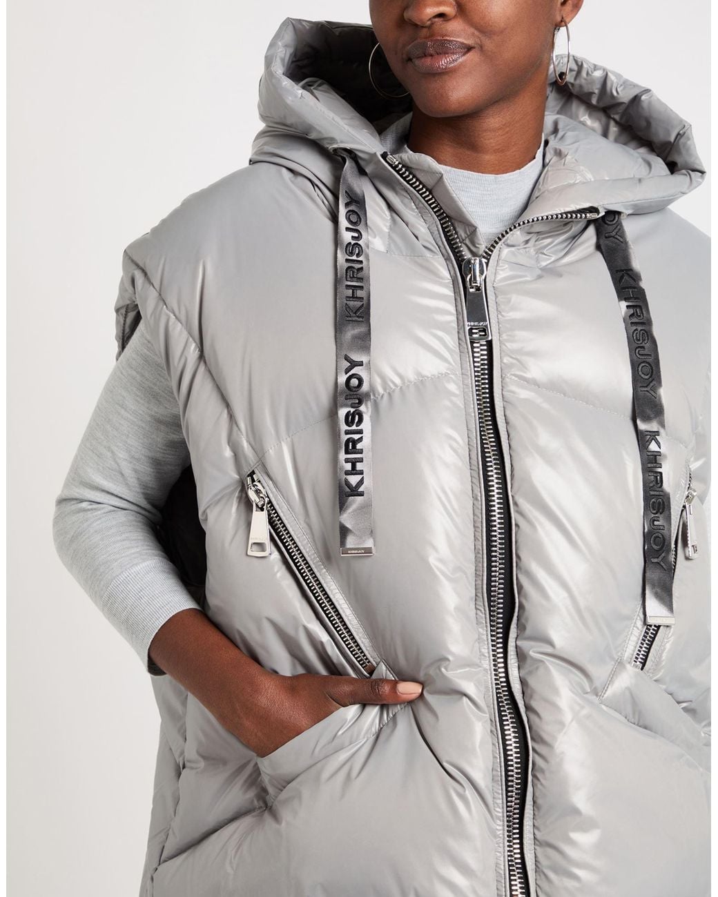 Khrisjoy Gray Vest