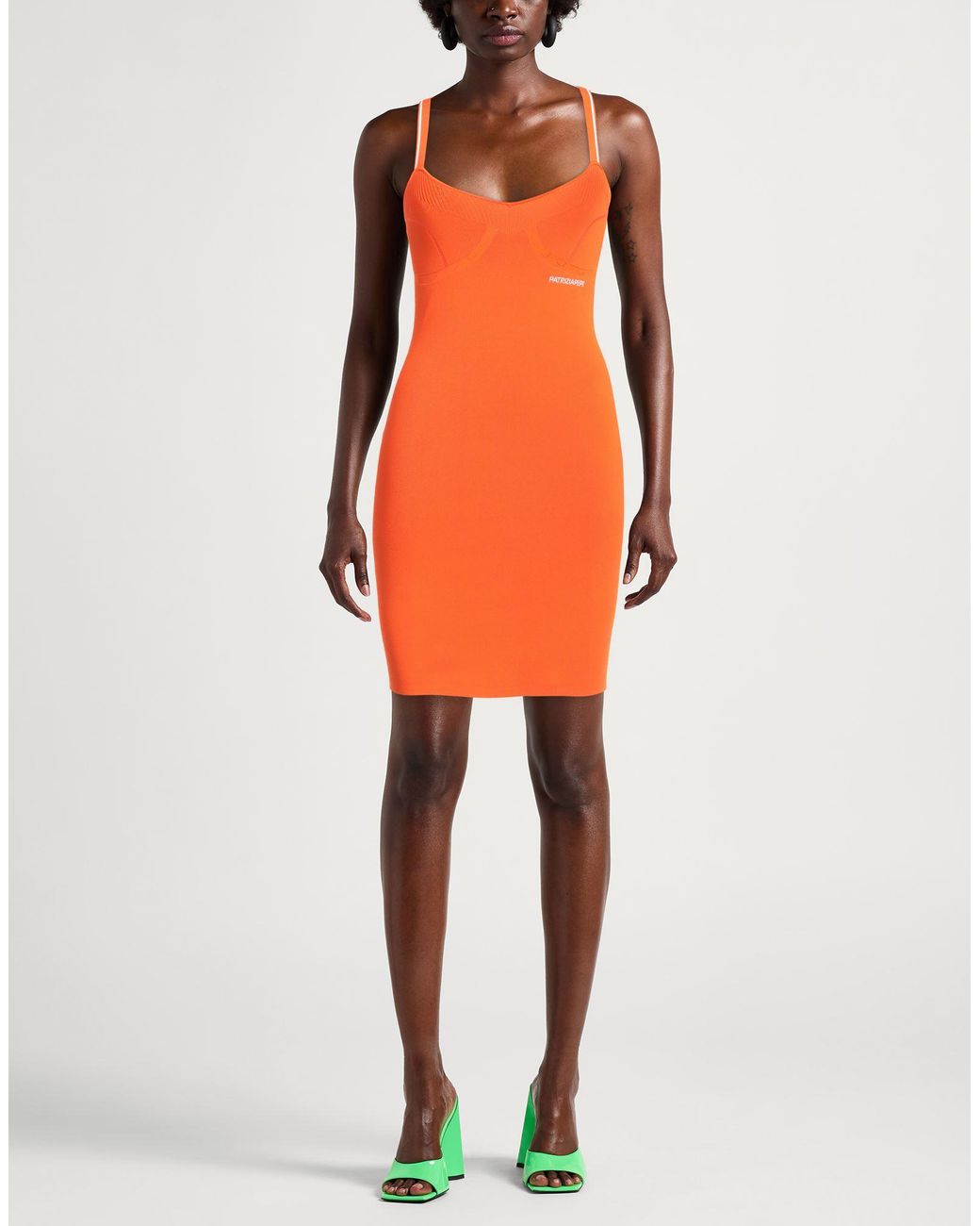 Patrizia Pepe Orange Mini Dress