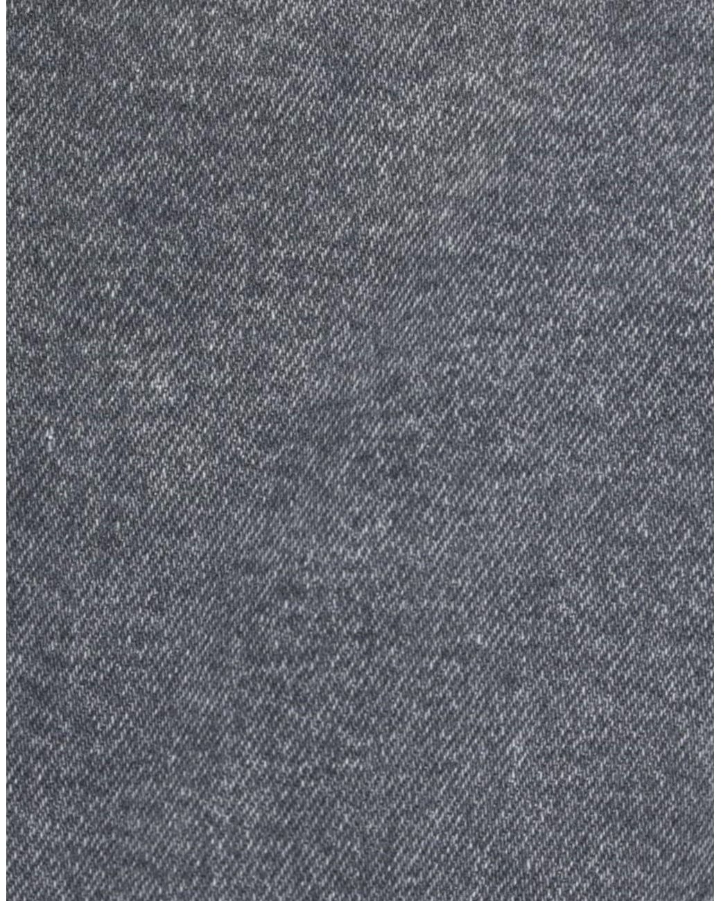 SELECTED Gray Charcoal Jeans Cotton, Elastane for men
