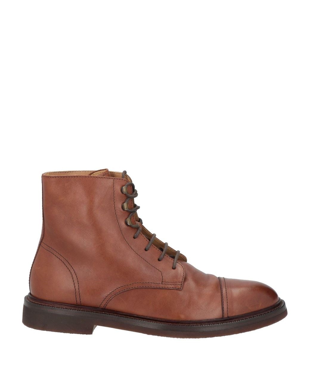Brunello Cucinelli Brown Ankle Boots for men