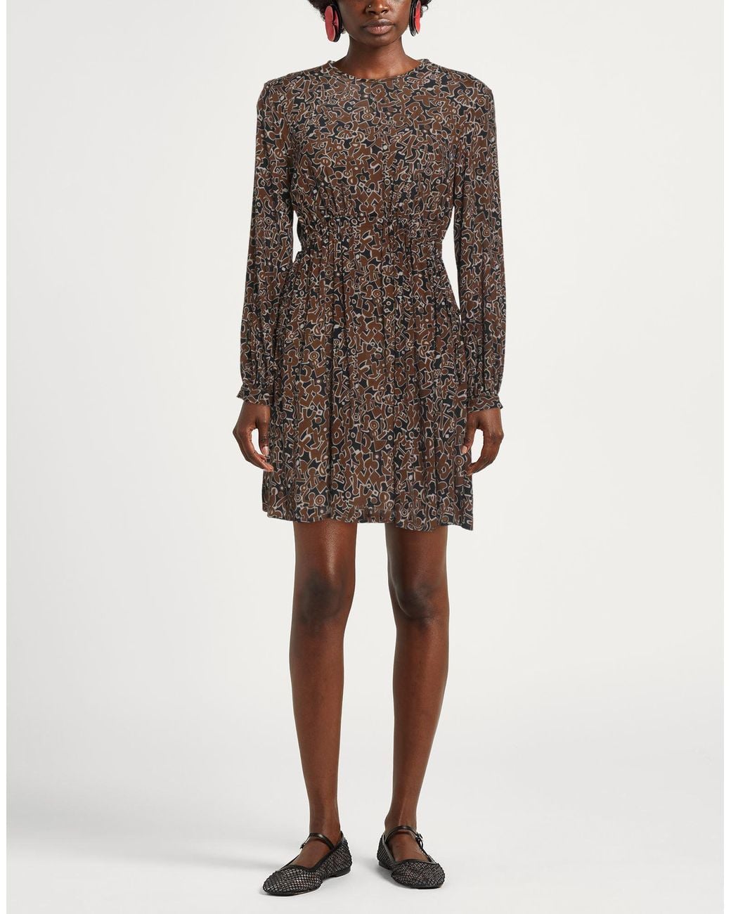 Ottod'Ame Brown Mini Dress