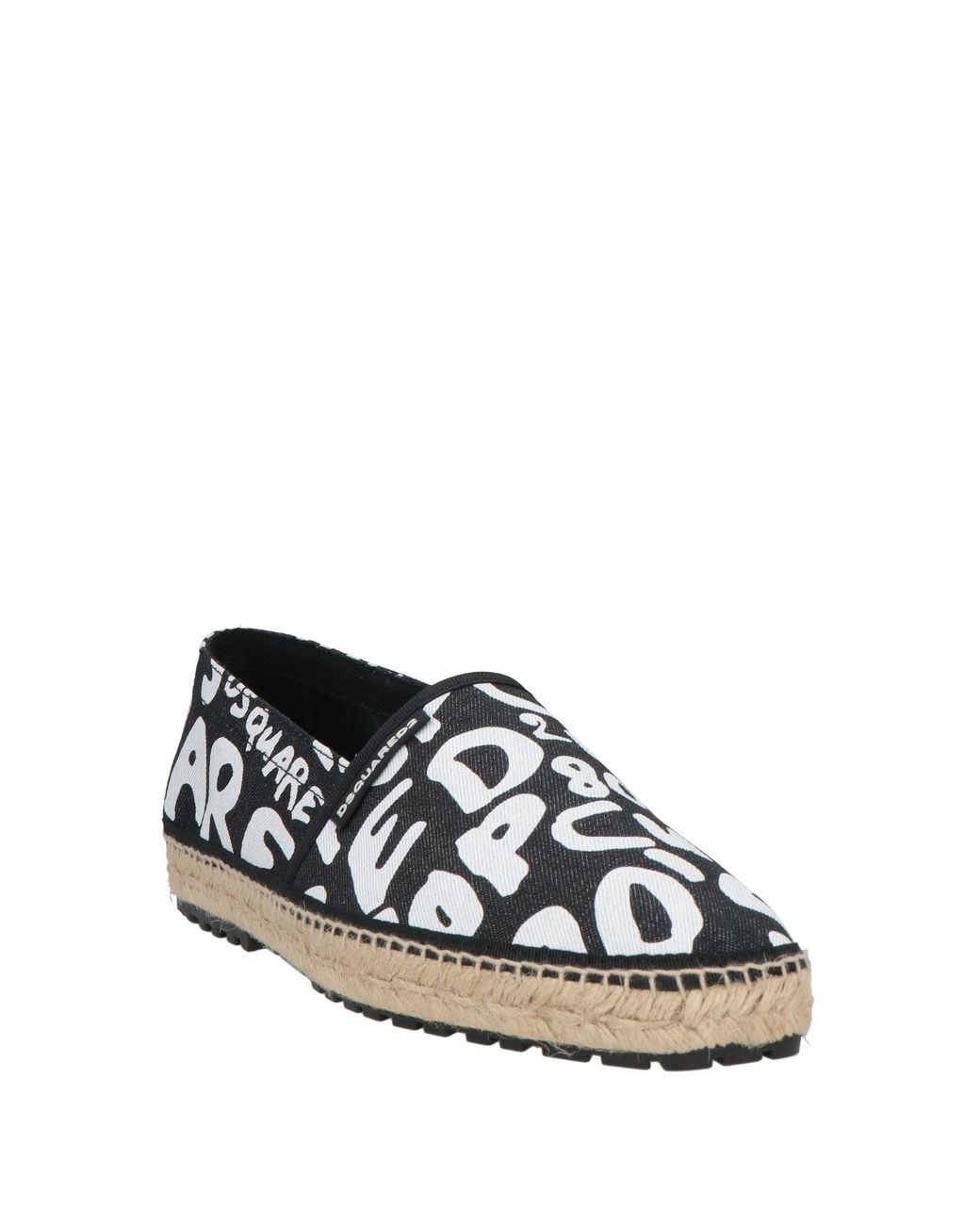 DSquared² Black Espadrilles Textile Fibers for men