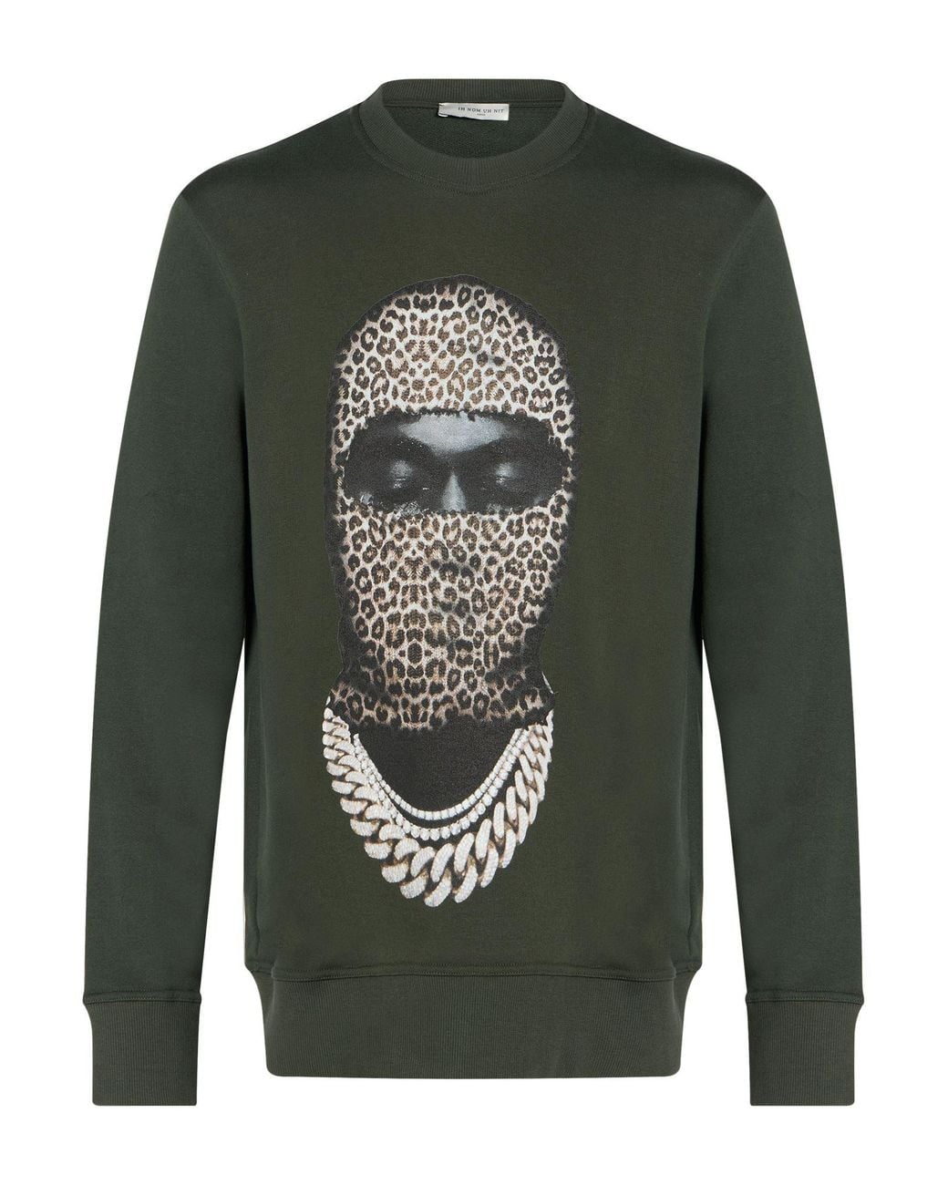 Ih Nom Uh Nit Green Military Sweatshirt Cotton for men
