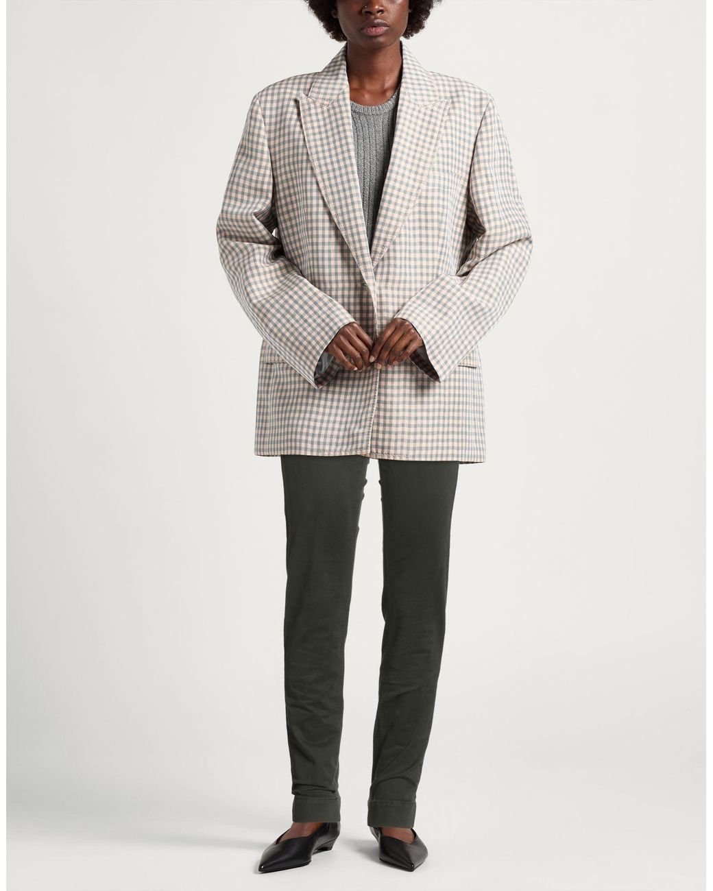 Jacob Cohen Gray Pants Cotton, Elastane