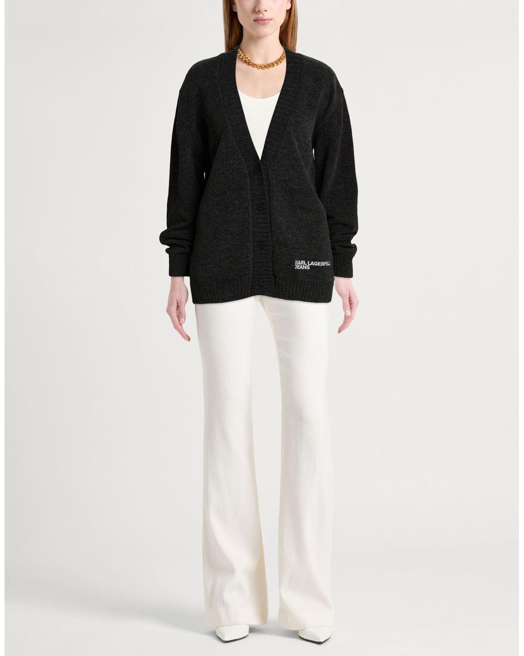 Karl Lagerfeld Black Cardigan